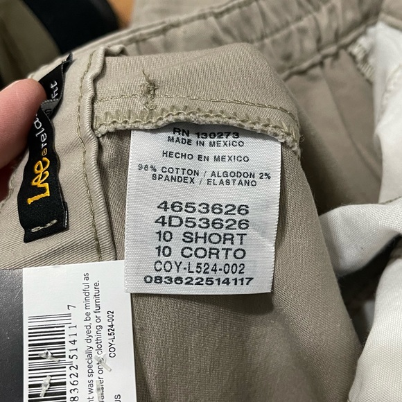 NWT Women’s Size 10 (30 X 29) Lee Tapered Leg Relaxed Fit Mid Rise Pants Tuape - Picture 8 of 10